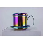 Piala Stainless Steel Teapot Mesin PVD Vacuum Coating Dekoratif Untuk Black Rainbow Rose Warna Emas
