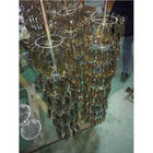 Foshan JXS Output Tinggi Golden Glassware Glass Crystal PVD Vacuum Coating Mesin Produsen