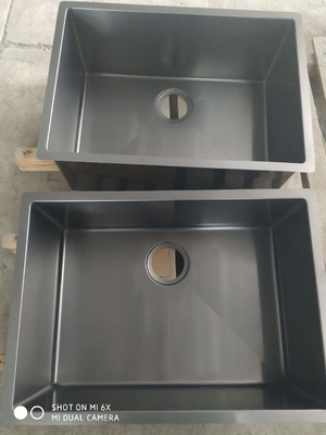 Sink dapur / Baskom / Keran Dekoratif Warna Emas Pvd Chrome Titanium Vacuum Coating Machine