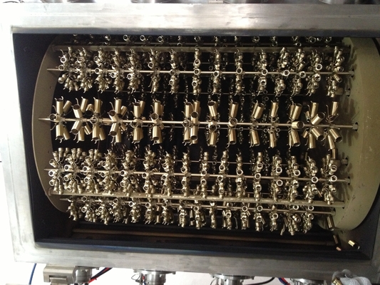 Cerah Metallik Gloss Baja tahan karat Hardware Aksesoris PVD Gold Coating Titanium Nitride Coating Machine