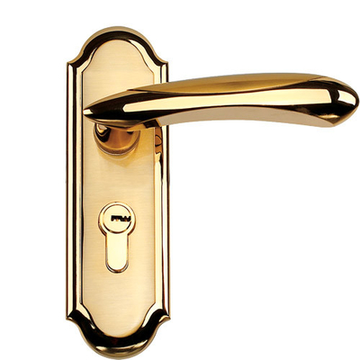 Pintu baja tahan karat pegangan kunci gantungan Hardware Emas Warna Mawar Emas PVD Vakuum Ion Plating Mesin
