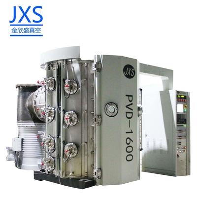 Foshan JXS Vacuum Evaporation Thin Film Coating Machine Untuk Golden Rose Gold Biru Biru Hitam Warna