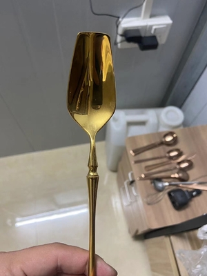 PVD Vacuum Coating Machine Titanium Nitride Stainless Steel Fork And Spoon