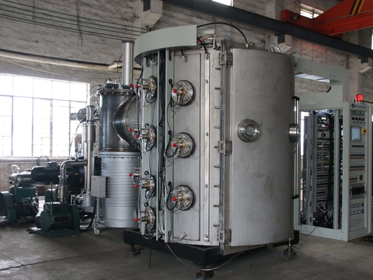 Cerah Metallic Gloss Baja tahan karat Hardware Aksesoris Multi-Arc Ion Coating Machine Untuk Emas