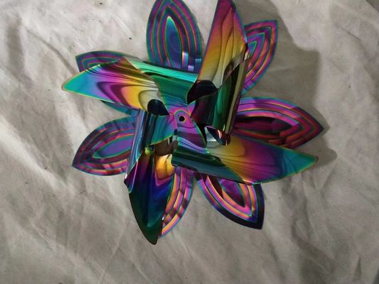 Mesin Lapisan Vakuum Ukuran Kecil Pvd / Mesin Lapisan Vakuum Titanium Rainbow Color