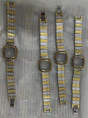 Cerah Metallic Gloss Baja tahan karat Hardware Aksesoris PVD Gold Coating Machine