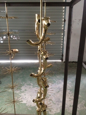 Nilai Menambah Kontrol Otomatis Full Metal Baggage Hardware Buckle PVD Vacuum Coating Machine