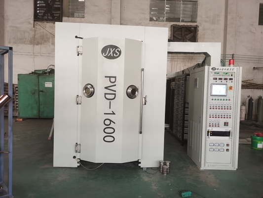 Nilai Menambah Kontrol Otomatis Full Metal Baggage Hardware Buckle PVD Vacuum Coating Machine
