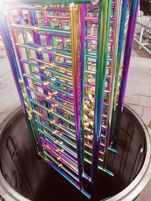 Pvd Titanium Nitride Ring Coating Machine / Perhiasan Pvd Gold Ring Vacuum Coating Machine