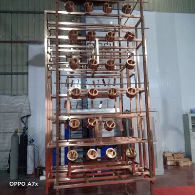 Mesin Pelapis Vakum PVD Baja Tahan Karat untuk Furnitur Titanium Kaca Plastik Keramik