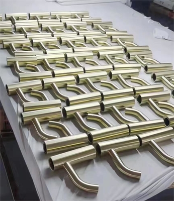 Full Auto Efisiensi Tinggi Stainless Steel Door Handle Sistem PVD