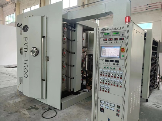 Vertikal Front Loading Full Auto PVD Coating Machine Untuk Furnitur
