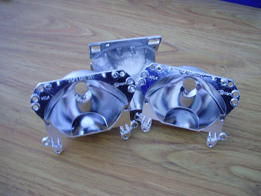 Tinggi Efisiensi Plastik Kosmetik Cap Vacuum Chrome Plating Mesin