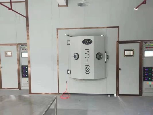 Dibuat di Cina Mesin Lapisan Vakum, Equipment Pvd Cat Gold Color Pvd Film Coating Machine Untuk Ss Dan Keramik