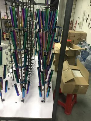 Mesin Pembersih Ultrasonik Lapisan Vakum Otomatis Penuh PLC HMI Transfer Arm Workshop Industri PVD