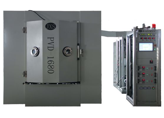 Lingkungan-Friendly Pvd Metal Coating Machine Excellent Coating Adhesion Small Pvd Vacuum Decorative Coating Machine Mesin untuk melapisi logam yang ramah lingkungan