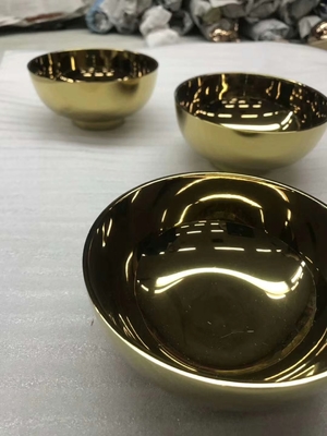 Mesin Pelapisan Vakum Lini Produksi Otomatis Penuh Logam Untuk Warna Emas