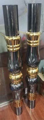 Mesin Pelapisan Vakum PVD Lembaran Baja Tahan Karat Emas Garis Produksi Lapisan Cermin Dekoratif Lift