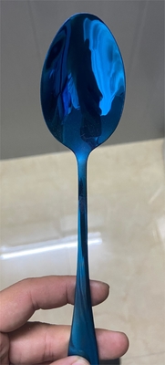 Keramik Plastik Perlengkapan Makan Mesin Metalisasi Vakum / Mesin Lapisan PVD Vakum Untuk sendok dan garpu plastik