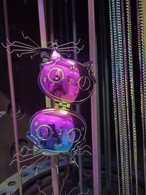 Mesin Pelapisan Vakum PVD Ubin Keramik Kaca Dekoratif Mesin Pelapisan Evaporasi Vakum PVD