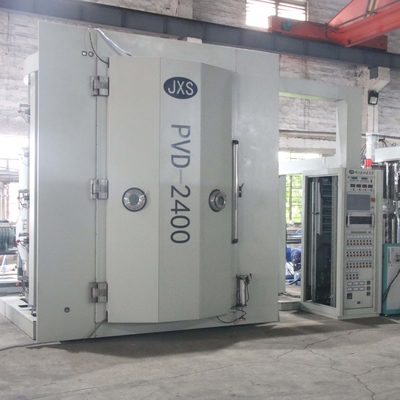 Efisiensi Tinggi hemat energi Titanium PVD Mesin Perlengkapan Vakum Untuk Pelangi Emas Mawar Emas Warna Abu-abu