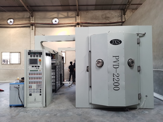 Multi Cathodic Arc Dekoratif PVD Coating Machine Sistem Kontrol Otomatis Penuh