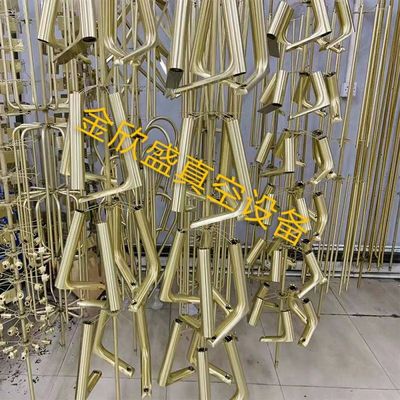 Mesin Lapisan Baja Ringan Multicolor Vacuum Output Besar Mesin Lapisan Vacuum PVD