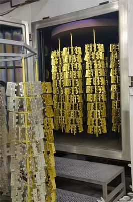 Mesin Lapisan Baja Ringan Multicolor Vacuum Output Besar Mesin Lapisan Vacuum PVD