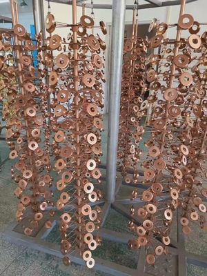 Furnitur stainless steel otomatis penuh Peralatan PVD Struktur vertikal