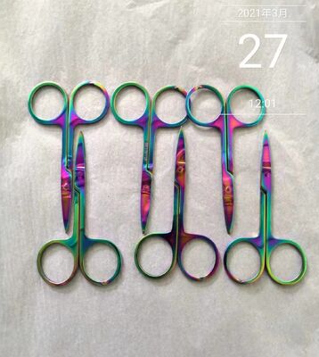 Gunting Pelapis Vakum PVD Multi-Warna dengan Permukaan Tahan Karat dan Halus untuk Penggunaan Sehari-hari