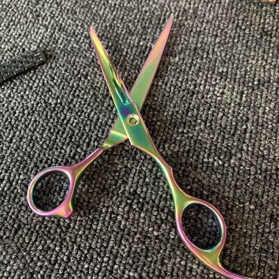 Gunting Pelapis Vakum PVD Multi-Warna dengan Permukaan Tahan Karat dan Halus untuk Penggunaan Sehari-hari