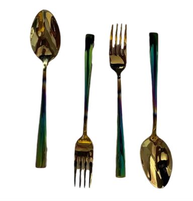 Mesin Lapisan PVD stainless steel yang aman untuk makanan dengan sistem kontrol otomatis penuh untuk peralatan pemasangan vakum alat makan