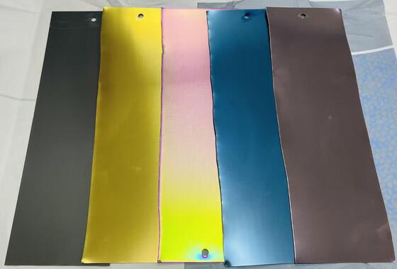 Multi-Color PVD Coating Machine dengan kontrol otomatis penuh dan garansi 1 tahun untuk bagian logam