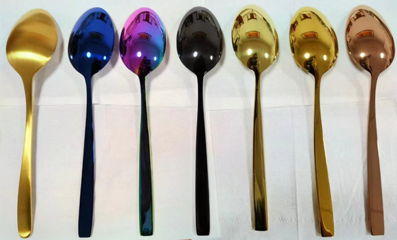 Mesin Plating PVD Anti-korosi dengan kontrol proses vakum penuh untuk peralatan meja stainless steel