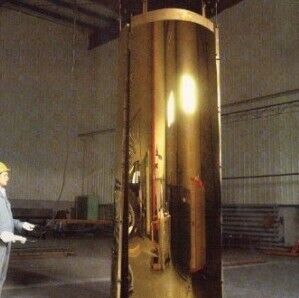 Pakaian tahan seragam Matte Mirror Finish Mesin Plating PVD untuk komponen furnitur stainless steel besar
