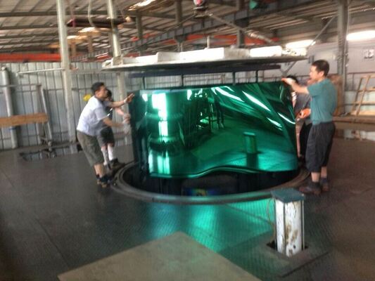 Pakaian tahan seragam Matte Mirror Finish Mesin Plating PVD untuk komponen furnitur stainless steel besar