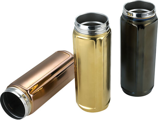 Pengoperasian yang mudah Full Auto Stainless Steel Logo Dekoratif Vakum Mesin Coating PVD Untuk Emas Naik Warna Emas
