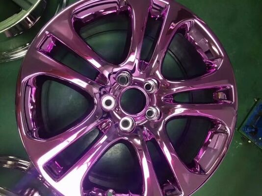Mesin Plating Ion Kerongkongan Pemuatan Besar dengan Lapisan Dekoratif Anti Korosi dan Target Arc Multi-angle untuk Rims Roda Otomotif