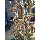 Output Besar Kuningan Zinc Alloy Air Faucet Tekan Vacuum PVD Mesin Gold Plating