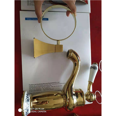 Chrome Gold Coating Machine Furniture Hardware Pvd Vacuum Coating Machine For Engine Parts