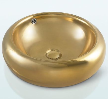 Mesin Pelapis Vakum PVD Keramik Warna Emas Sanitary Ware