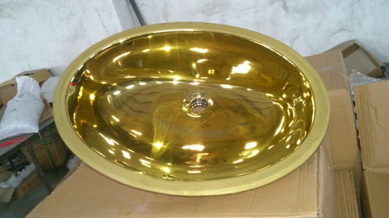 Dekoratif Kaca Mosaik PVD Vacuum Coating Machine Mesin Plating Emas Untuk Ubin