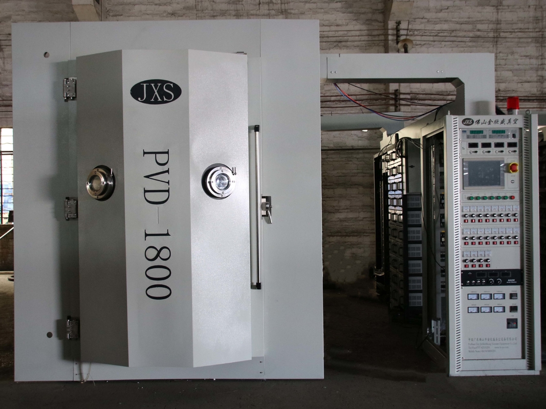 Cerah Metallik Gloss Baja tahan karat Hardware Aksesoris PVD Gold Coating Titanium Nitride Coating Machine