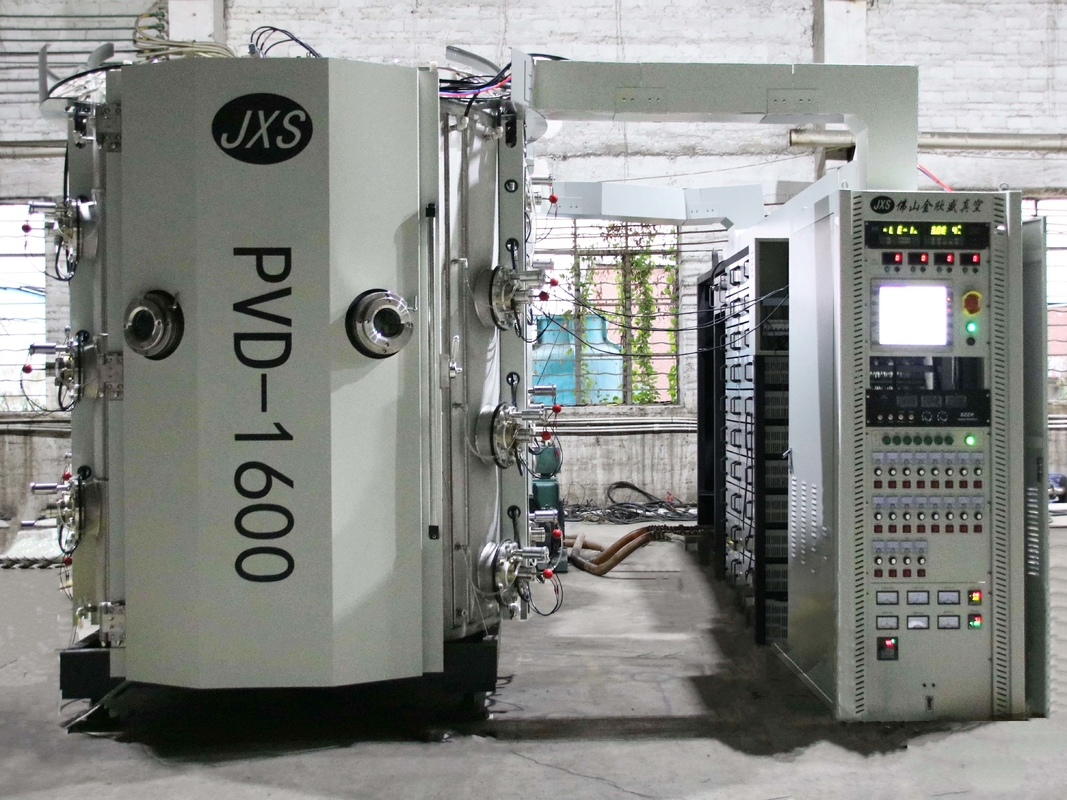 Mesin PVD Metallisation High Vacuum Coating Machine Untuk PVD Plastic Chroming Metallizing Plant