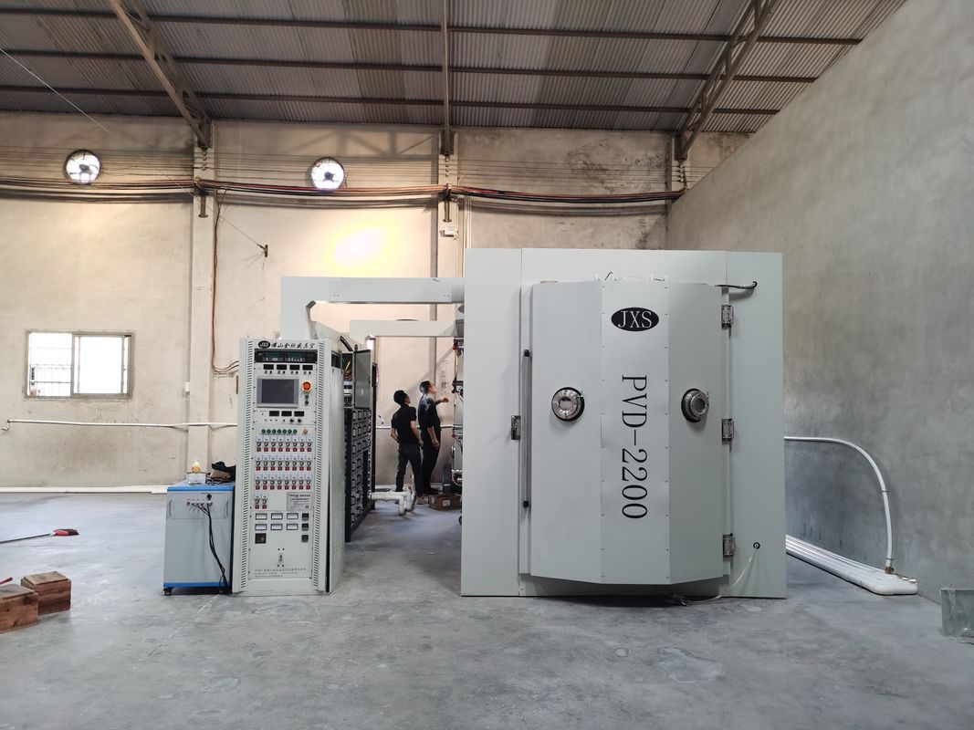 Mesin Pelapisan Vacuum Metallizing Coating Evaporasi Chrome Plastik Aluminium PVD Efisiensi Tinggi untuk Dijual