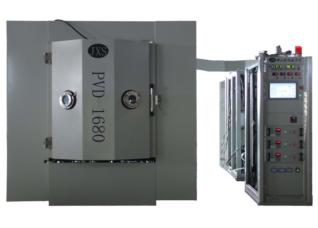 Lingkungan-Friendly Pvd Metal Coating Machine Excellent Coating Adhesion Small Pvd Vacuum Decorative Coating Machine Mesin untuk melapisi logam yang ramah lingkungan