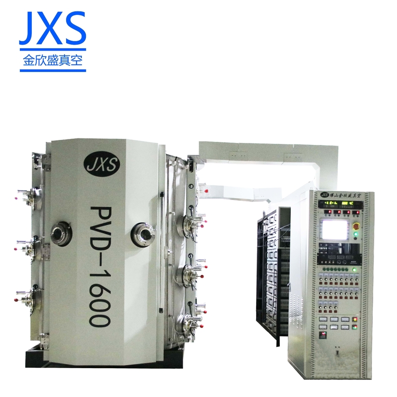 Kapasitas Besar Kuningan Seng Alloy Air Keran Vacuum PVD Coating Machine Untuk Golden Rose Gold Hitam Warna