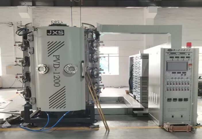 Mesin Pelapis PVD Peralatan Makan dengan Operasi Otomatis Penuh Pelapisan Emas Mawar Emas Hitam Multi-warna untuk Produksi Peralatan Makan