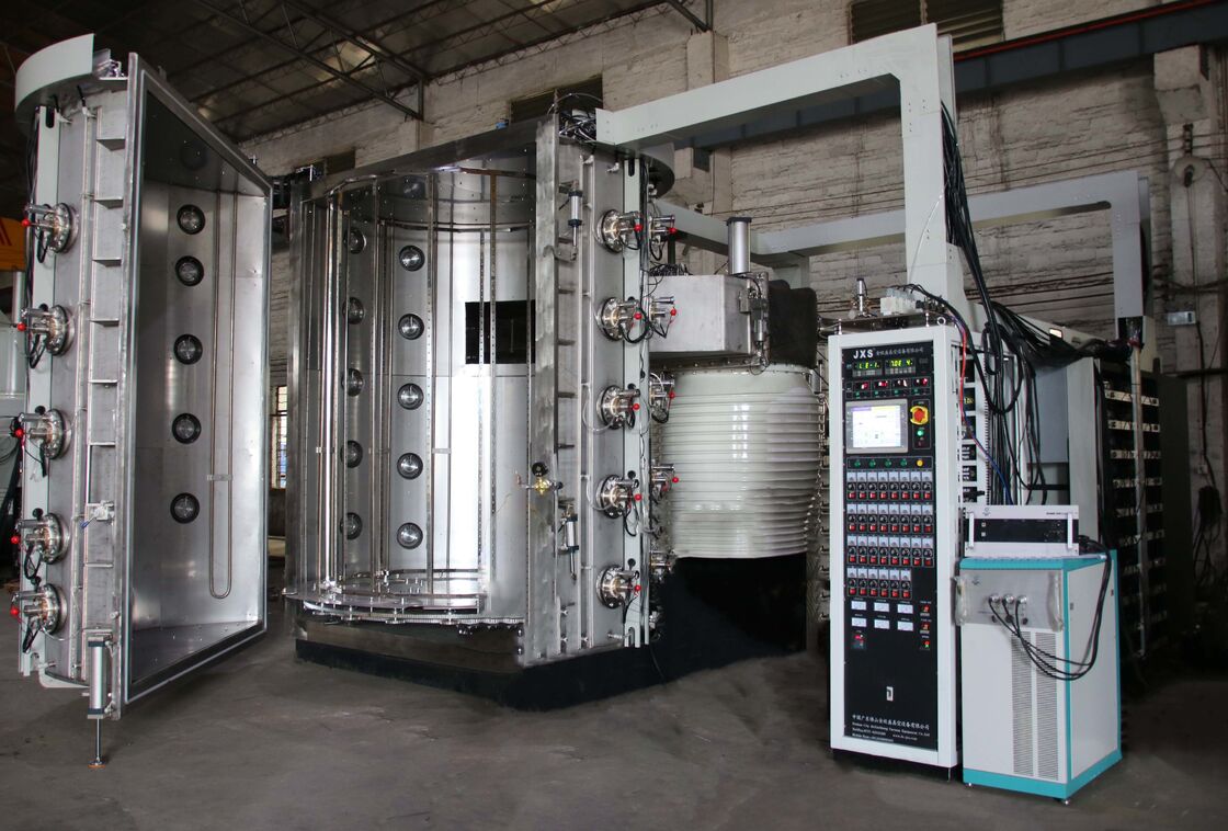 Mesin Lapisan PVD Anti-Tarnish dengan teknologi hard-coating dan sistem kontrol otomatis penuh untuk perangkat keras pintu