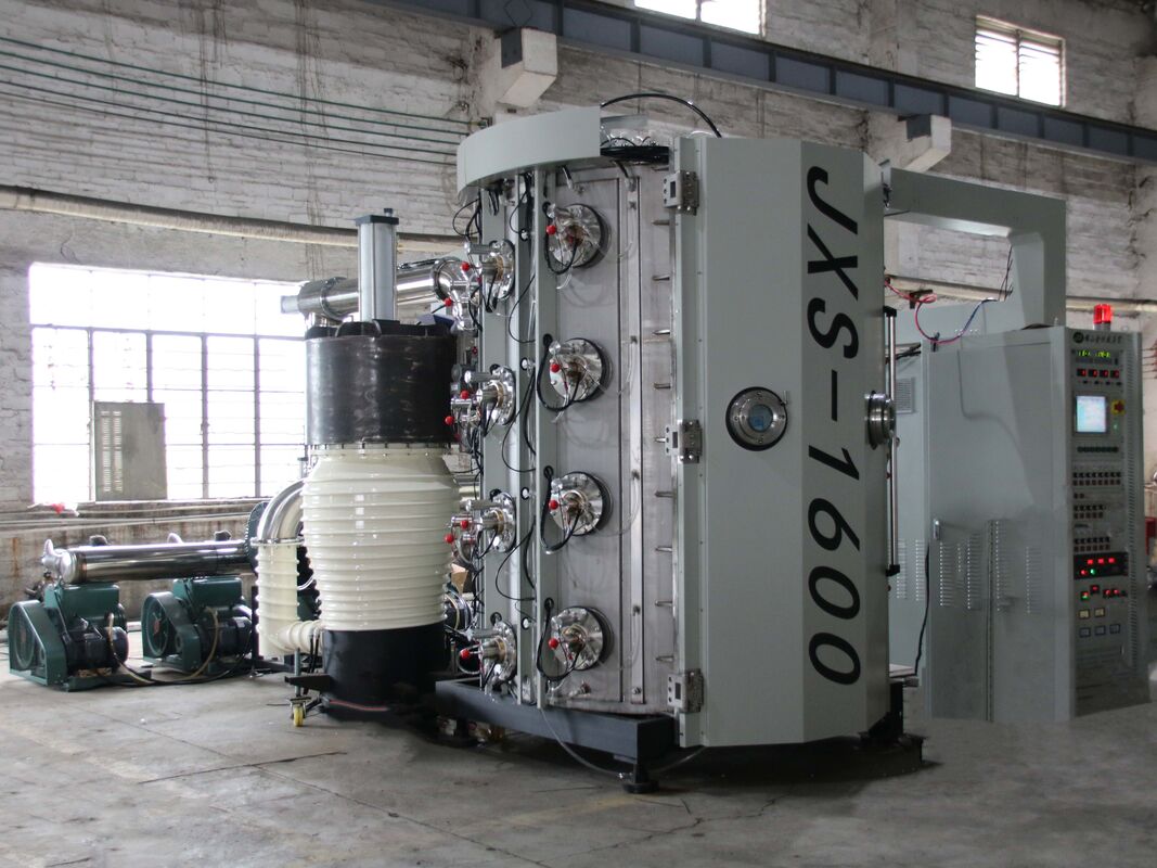 Mesin Plating PVD tahan goresan dengan finishing seragam dan sistem kontrol otomatis penuh untuk furnitur logam